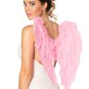 Baby Pink Feathery Angel Wings
