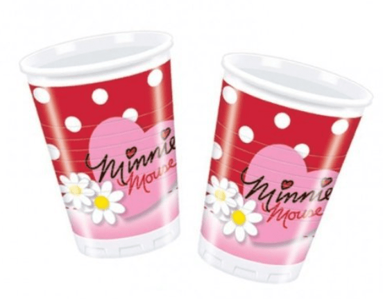 Minnie Mouse Plastic Cups