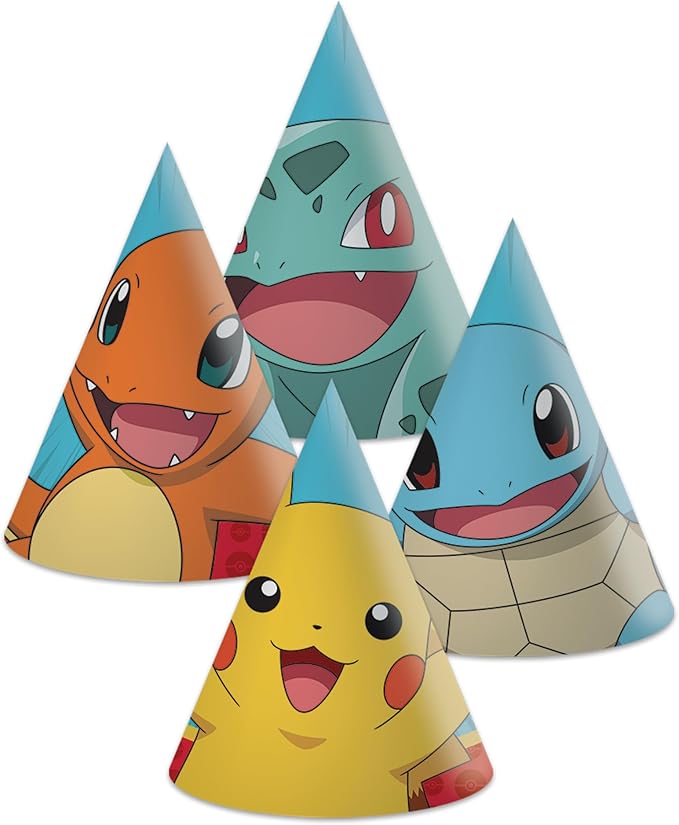 6 Pokemon Party Hats