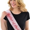Sash Mother Of The Groom Red Text