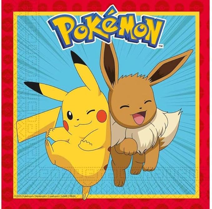 Pokemon Napkins (Pack of 20)