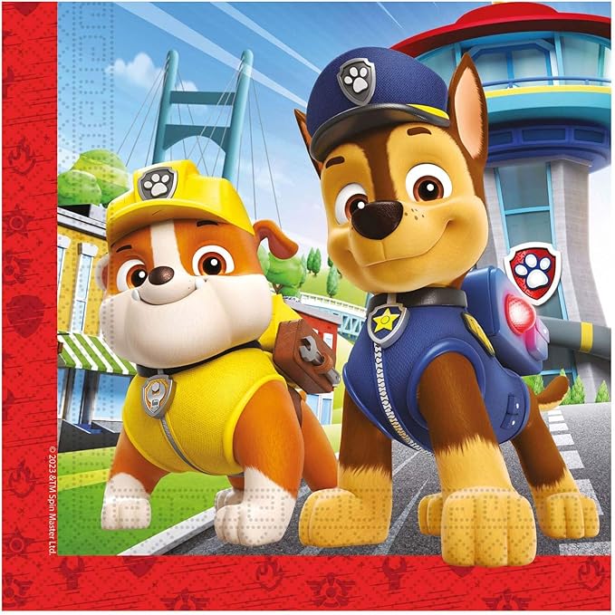 Paw Patrol Rescue Heroes Towels Pack of 20