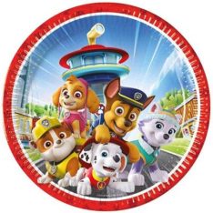 Paw Patrol Rescue Heroes Paper Plates	 Paw Patrol Plate