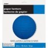 Round Royal Blue Paper Lantern