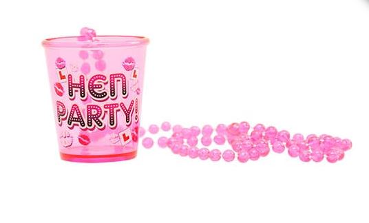 Pink Hen Party Shot Glass