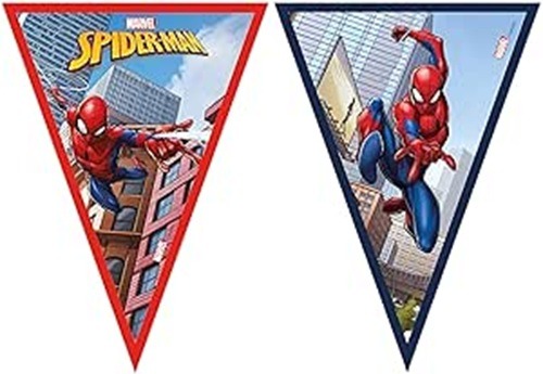 9 Triangular Marvel Spider-Man Flag