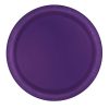 23cm Purple Party Plates, Pack of 16