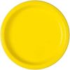 23cm Yellow Party Plates, Pack of 16