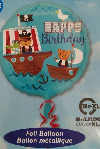 18" Happy Birthday Hats & Horns Mylar Balloon – Party Expo