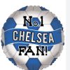 18 inch No.1 Chelsea Fan Blue & White Football Foil Balloon Copy