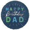 Happy Birthday Dad Foil Balloon