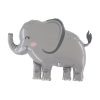 44" Super Shape "Jungle Elephant" Foil Balloon