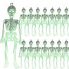 Halloween Party Glow in The Dark Hanging Plastic Skeletons