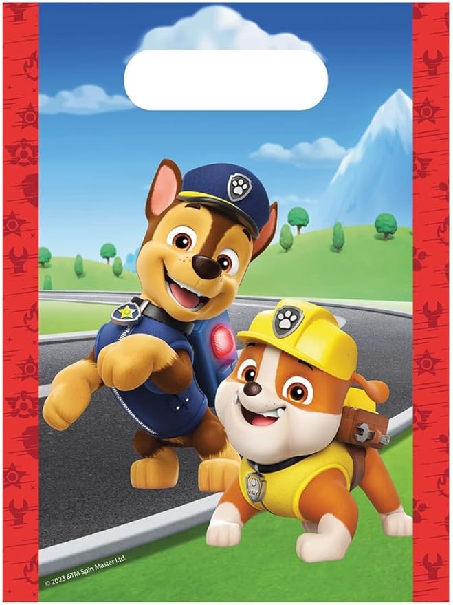 Paw Patrol Fsc Pack Of 4 Paper Party Bags