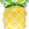 Pineapple Shaped Foil Balloon - 32" | Yellow & Green