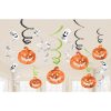 12pc Pumpkins & Ghosts Swirl Decorations Copy