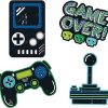 Wall cling decorations video controller game