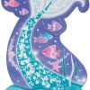 Magical Mermaid Multicolor Honeycomb Centerpiece (35cm) 1 Piece