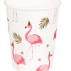 10 Paper Cups Flamingo