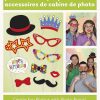 Confetti Birthday Assorted Design Photo Booth Props - Pack of 10 - Create Fun and Memorable Party Pictures