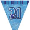 21st Blue Glitz Bunting
