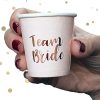 Party SHOT-TEAMRG Rose Gold Pack of 10 Team Bride Shot Cups