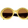 Party glasses Jackie glitter Gold