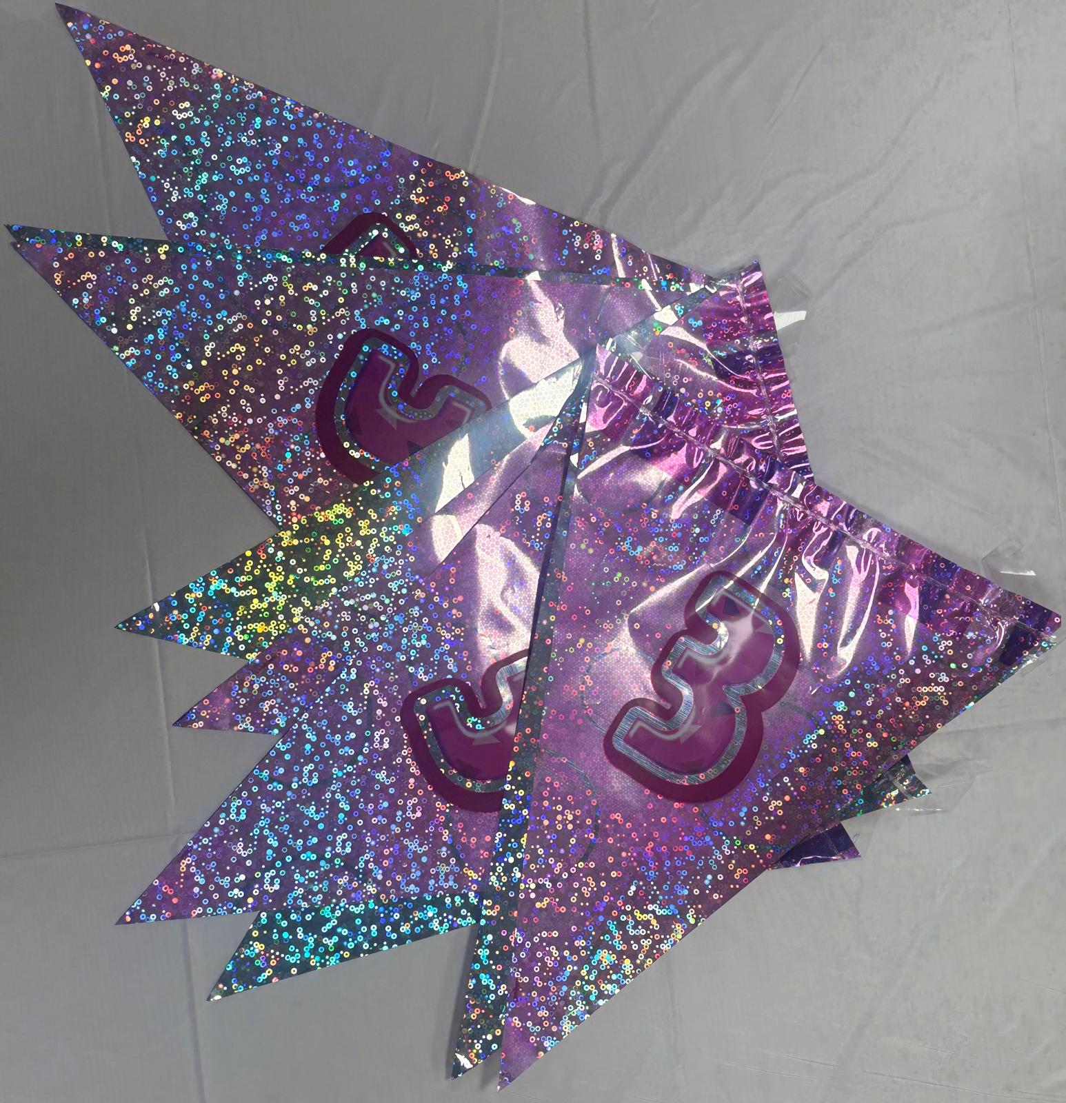 3rd Pink Glitz Bunting - Image 3