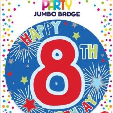 Jumbo Badge Age 8