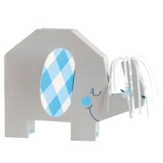 Baby Shower Elephant Expandable Decoration Blue