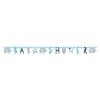 Baby Shower Elephant Garland Banner Blue