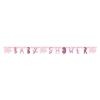Baby Shower Elephant Garland Banner Pink