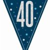 40th blue Glitz Bunting