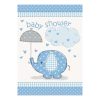 Elephant Baby Shower Party Invitations, 5.5" x 4"