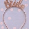 Bride Rose Gold Headband