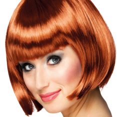 Cabaret Straight Bob Copper Wig
