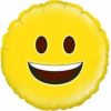 Smiley Face Emoji 18" Foil Balloon