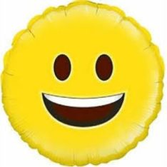 Smiley Face Emoji 18" Foil Balloon