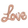 Rose Gold Love Script Foil Balloon