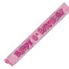 9ft Foil Glitz Pink & Silver 6th Birthday Banner