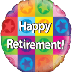 Happy Retirement Foil Balloon 18"