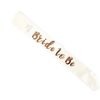 Cream & Rose Gold Bride Tribe Bride-To-Be Sash