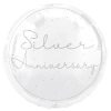 18" Silver Anniversary Foil Balloons
