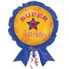 Party Balloon Super Teacher Award Ribbon Super Shape Foil Balloon