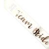 Rose Gold Team Bride Sash
