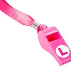 Pink L Plate Whistle