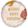 18 inch Woohoo Birthday Foil Balloon
