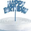 Blue Flashing Cake Topper