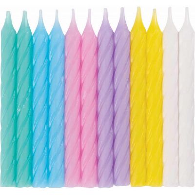 Assorted Spiral Candles
