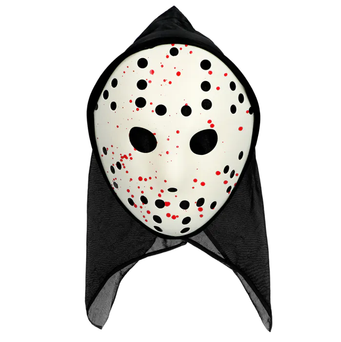 Cold killer with hood- Horror Mask for Adults Made of Latex, Mask for Halloween and Carnival - Image 4